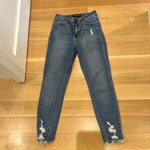 Just black straight Jean